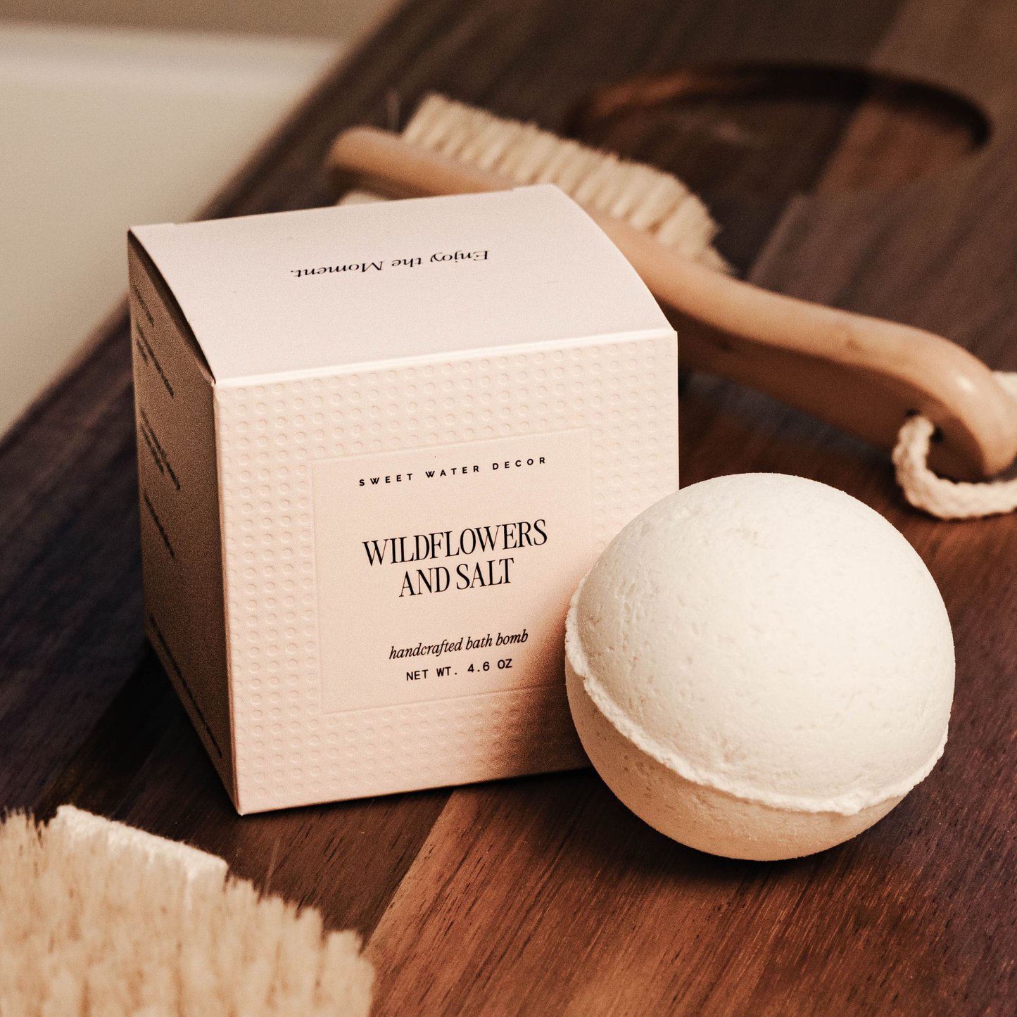 Wildflowers and Salt Bath Bomb