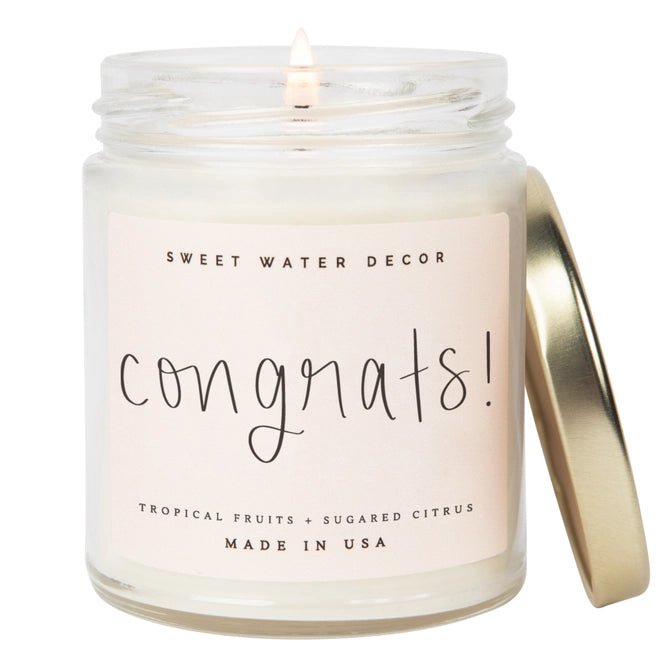 Congrats! Candle - Baby Blossom Company