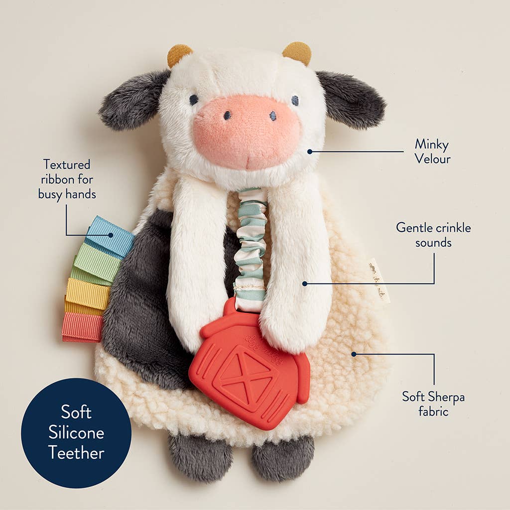 Cow Itzy Friends Lovey™ Plush - Baby Blossom Company