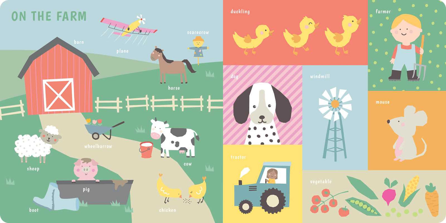 100 First Words Board Book