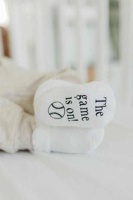 Do Not Disturb Baseball Socks - Baby Blossom Company