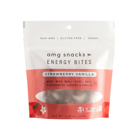 Strawberry Vanilla Energy Bites