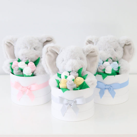 Elephant Plush Bouquet - Baby Blossom Company
