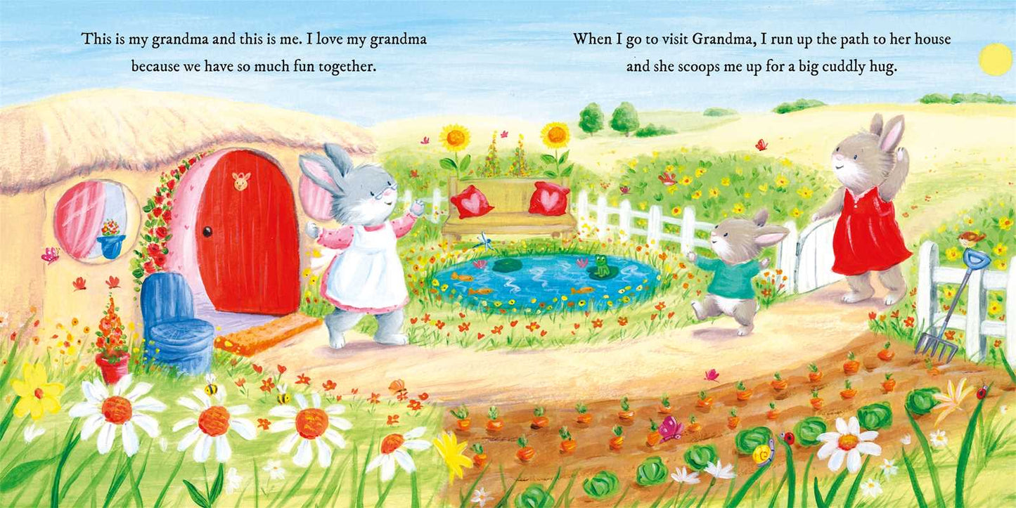 Grandma Loves Me Board Book