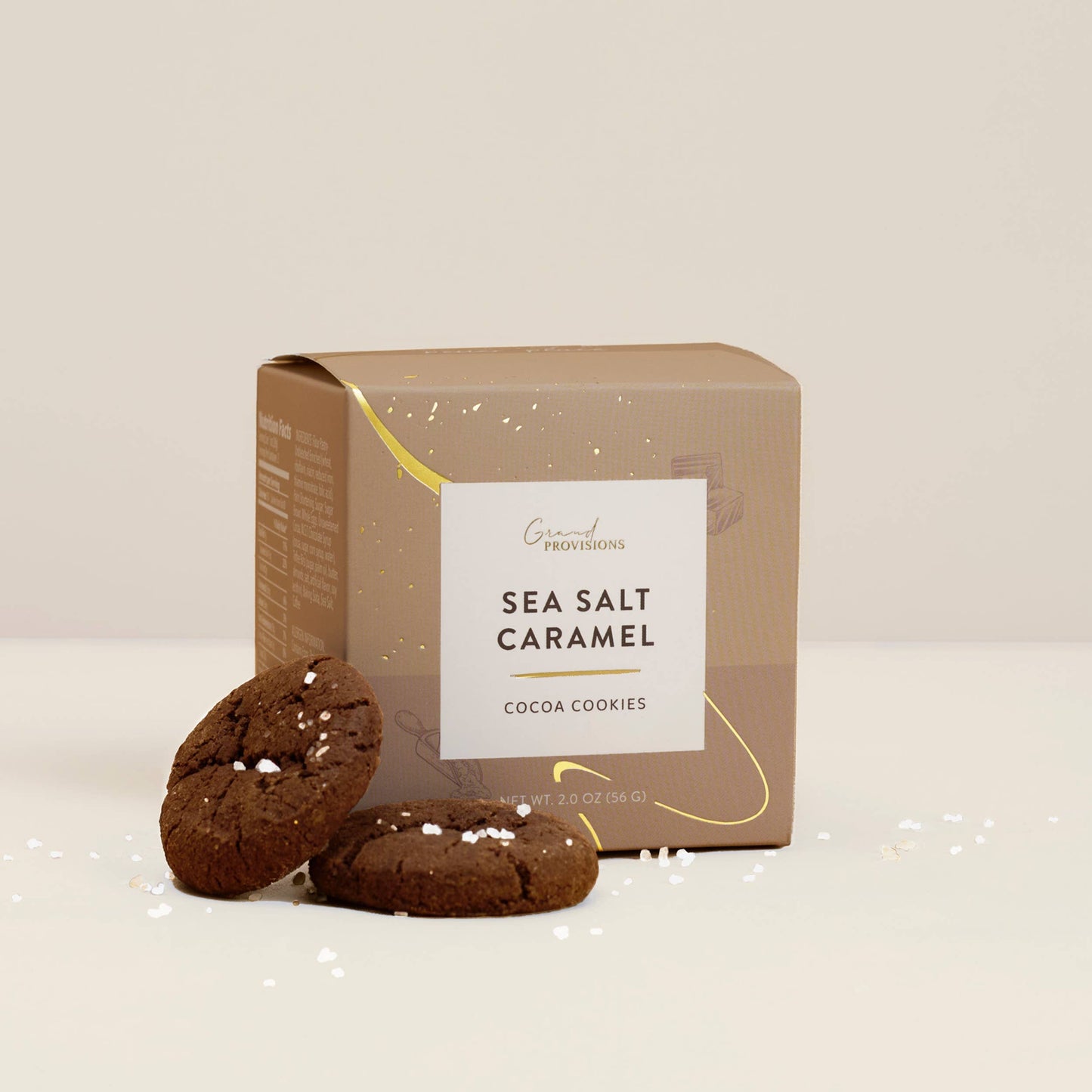 Sea Salt Caramel Cocoa Cookies
