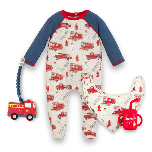 Firefighter Baby Gift Bundle - Baby Blossom Company