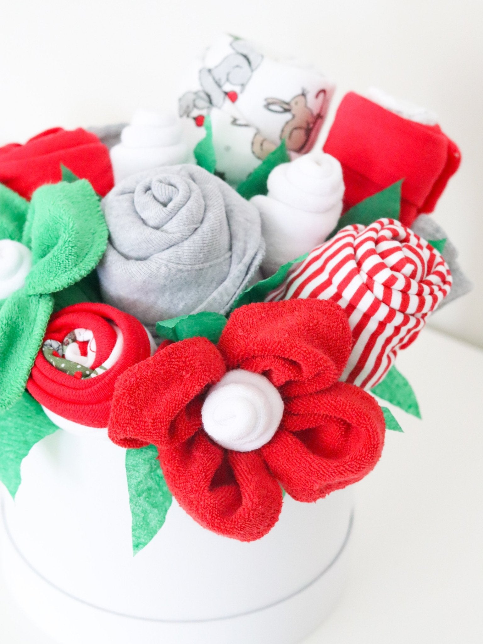 First Christmas Baby Gift Set Bouquet - Baby Blossom Company