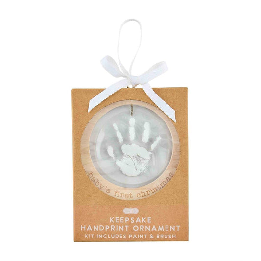 First Christmas Handprint Ornament - Baby Blossom Company