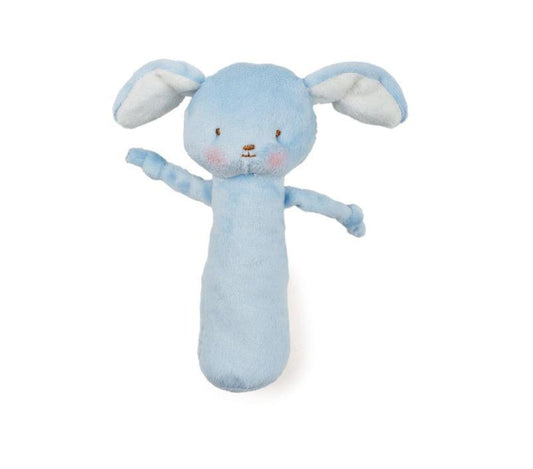 Friendly Chime Rattle - Blue Puppy - Baby Blossom Company