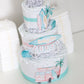 baby on board diaper cake decoration girl