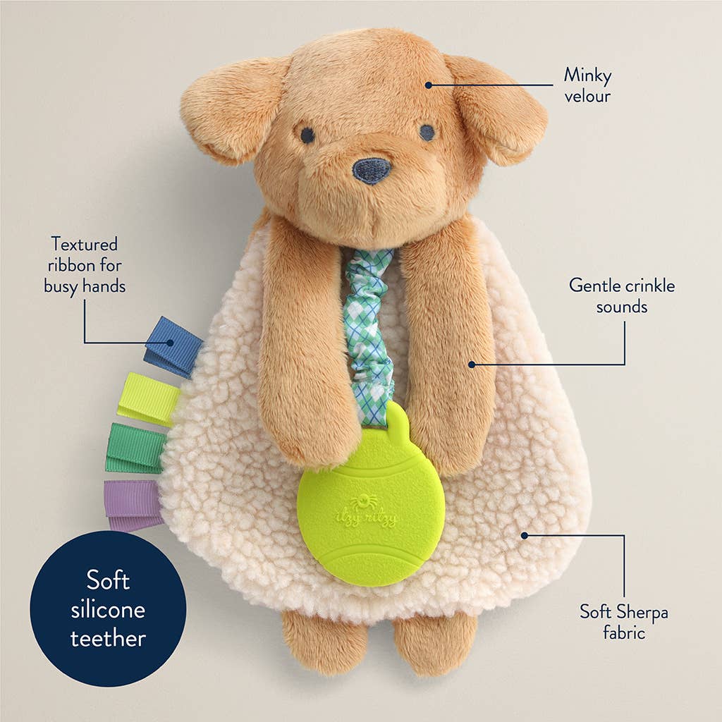 Golden Puppy Itzy Friends Lovey™ Plush - Baby Blossom Company