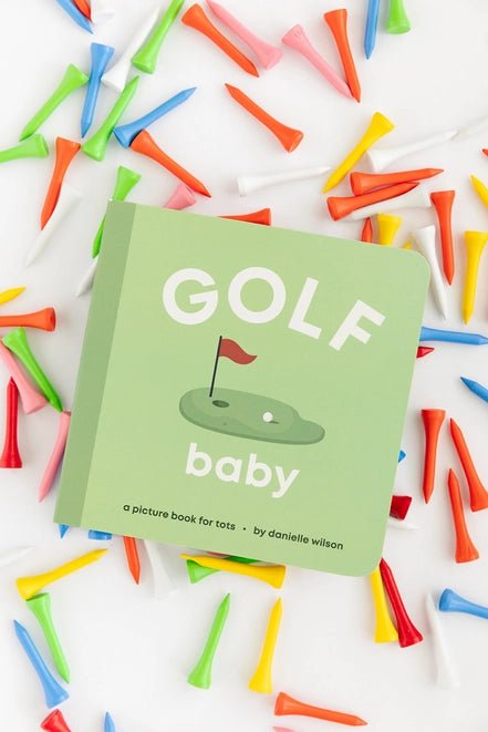 Golf Baby Board Book - Preorder: Ships 6/7 - Baby Blossom Company