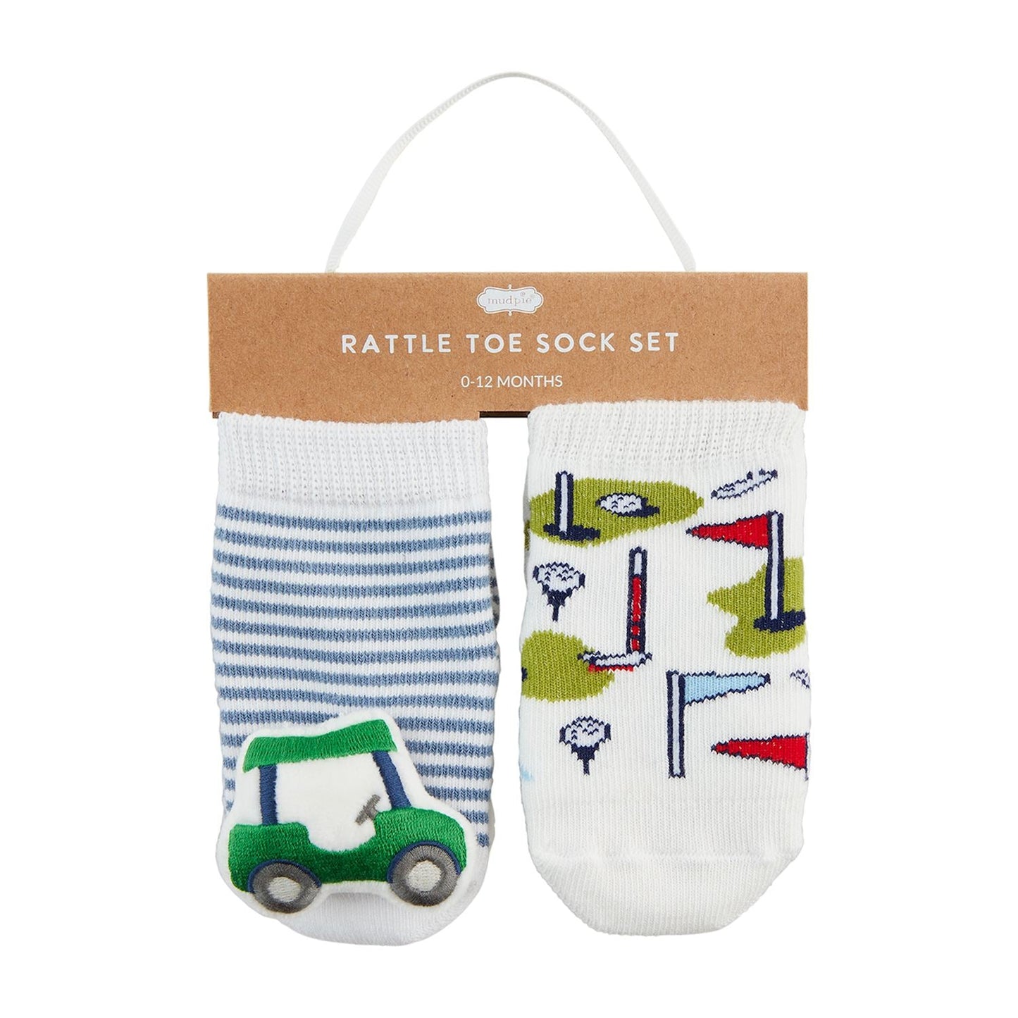 Golf Ball Rattle Toe Sock Set - Baby Blossom Company