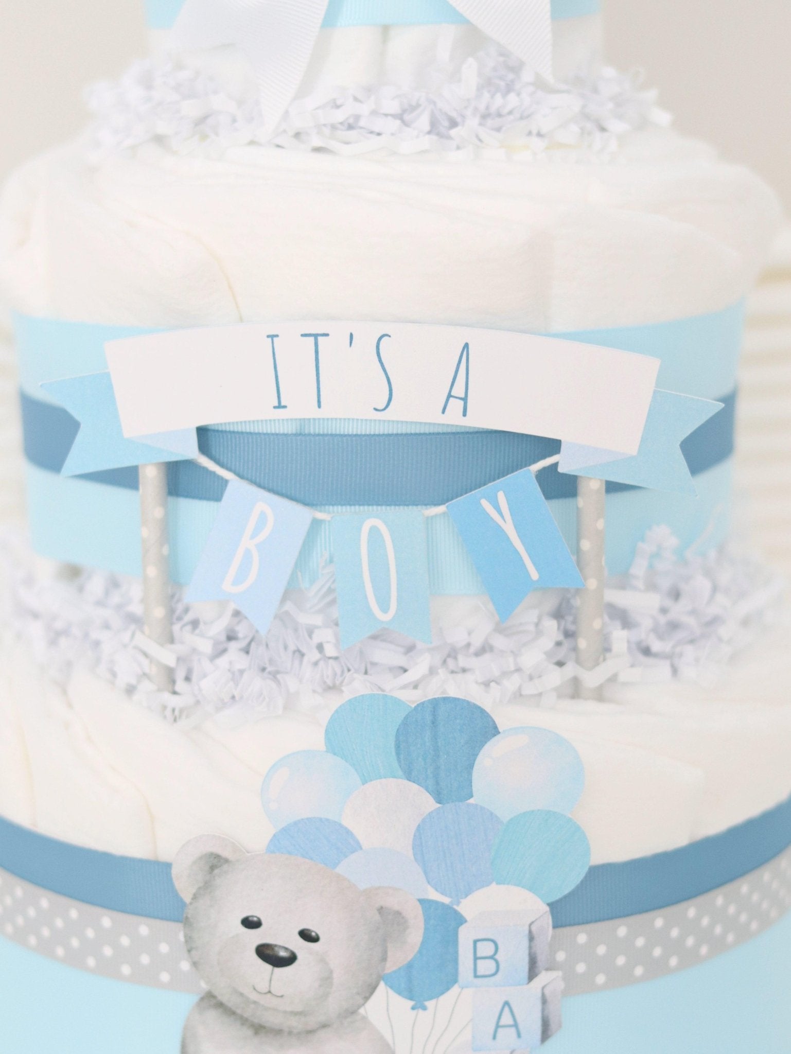 It's a Boy Diaper Cake - Baby Blossom Company