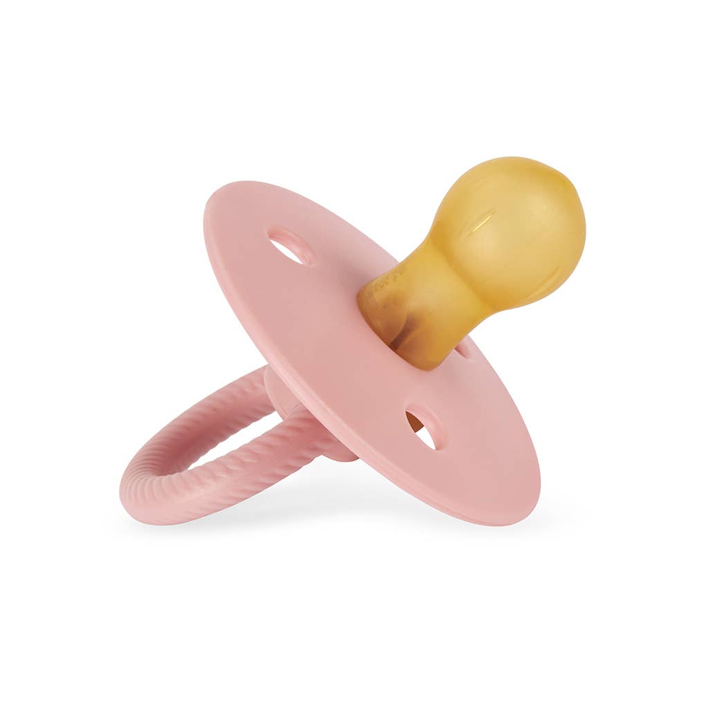 Itzy Soother™ Natural Rubber Paci Set: Blossom + Rosewood - Baby Blossom Company