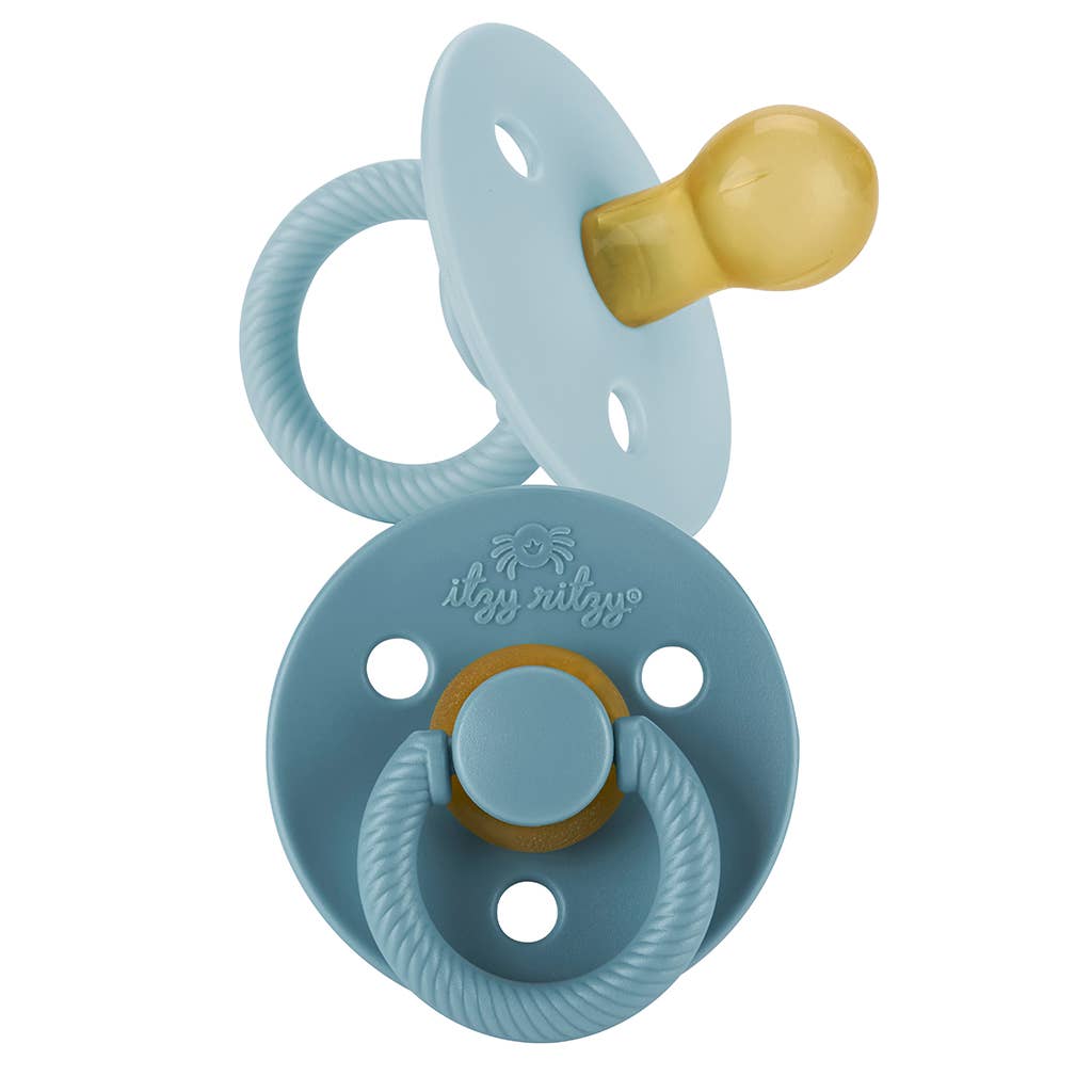 Itzy Soother™ Natural Rubber Paci Sets: Harbor + Coast - Baby Blossom Company