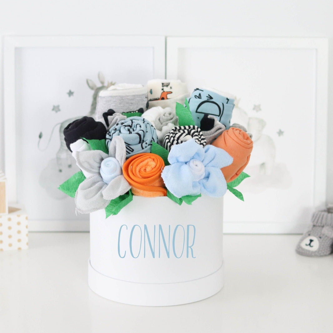 Baby Box Set Charcoal Flower main image 1
