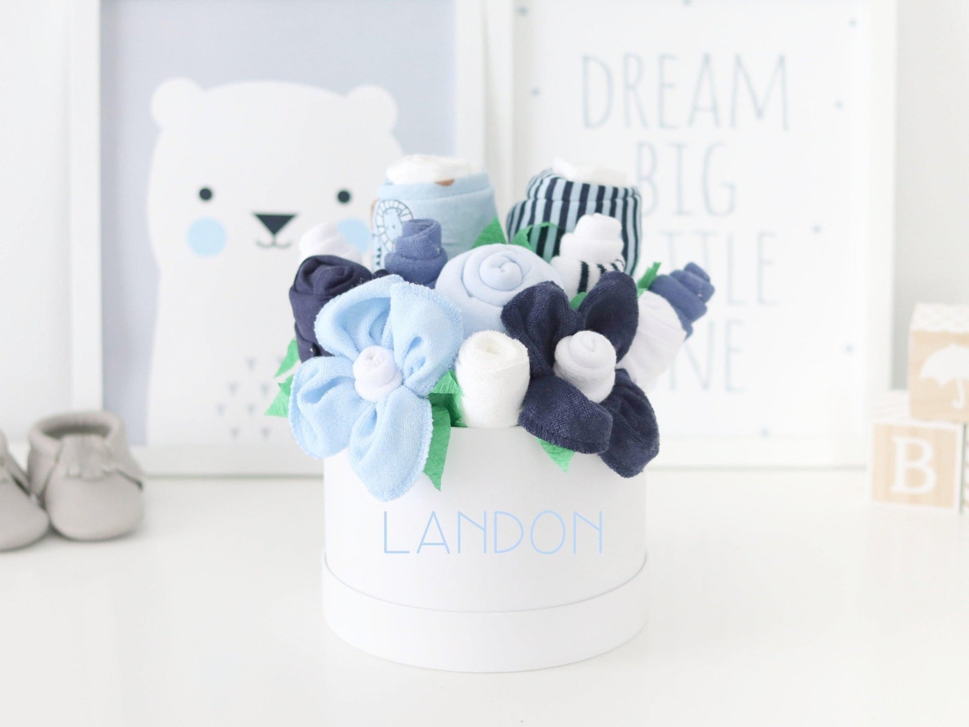 Little Boy Blue Baby Gift Basket Collection - Baby Blossom Company