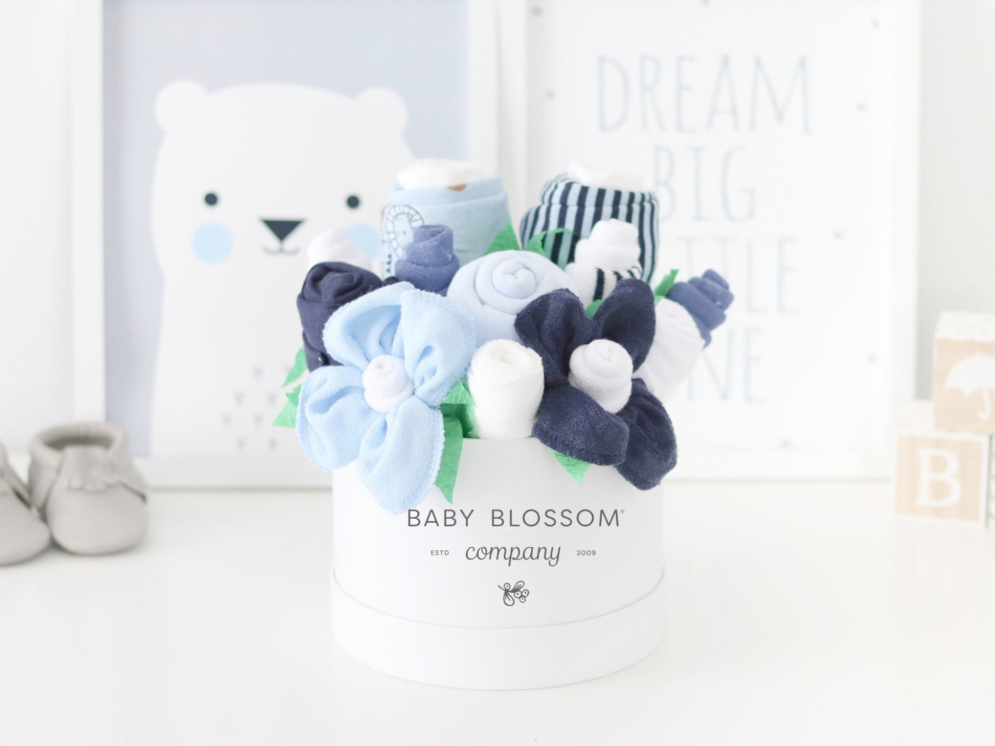 Little Boy Blue Baby Gift Basket Collection - Baby Blossom Company