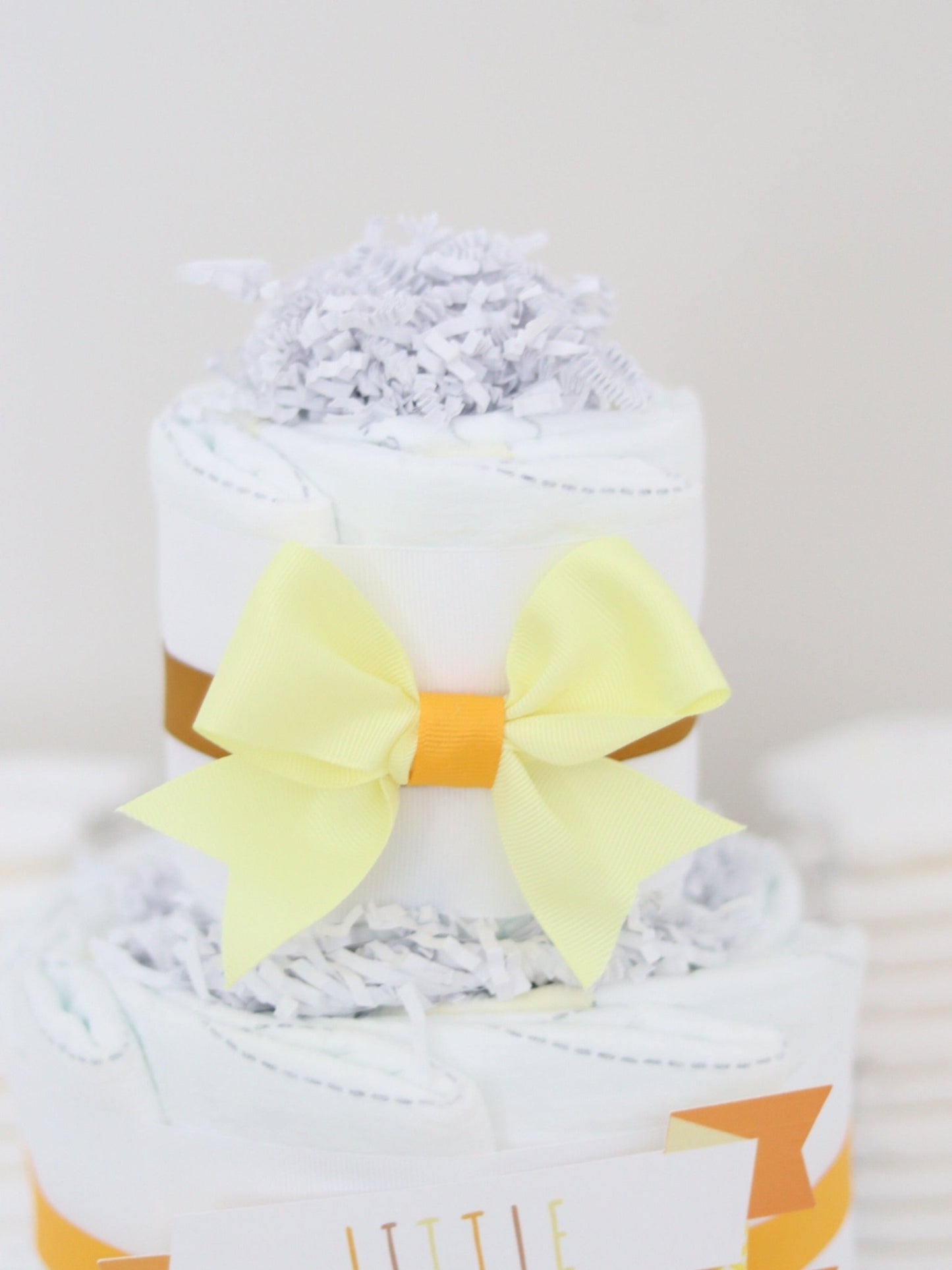 Little Sunshine Diaper Cake - Yellow - Baby Blossom Company