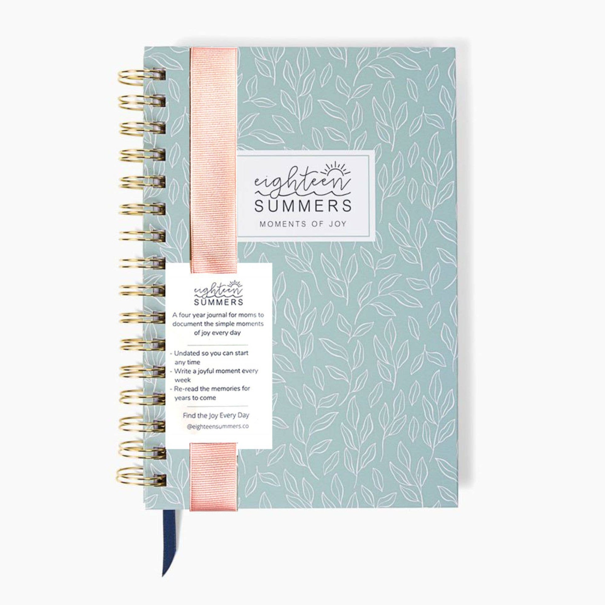 Memory Journal for Mom - Blue - Baby Blossom Company