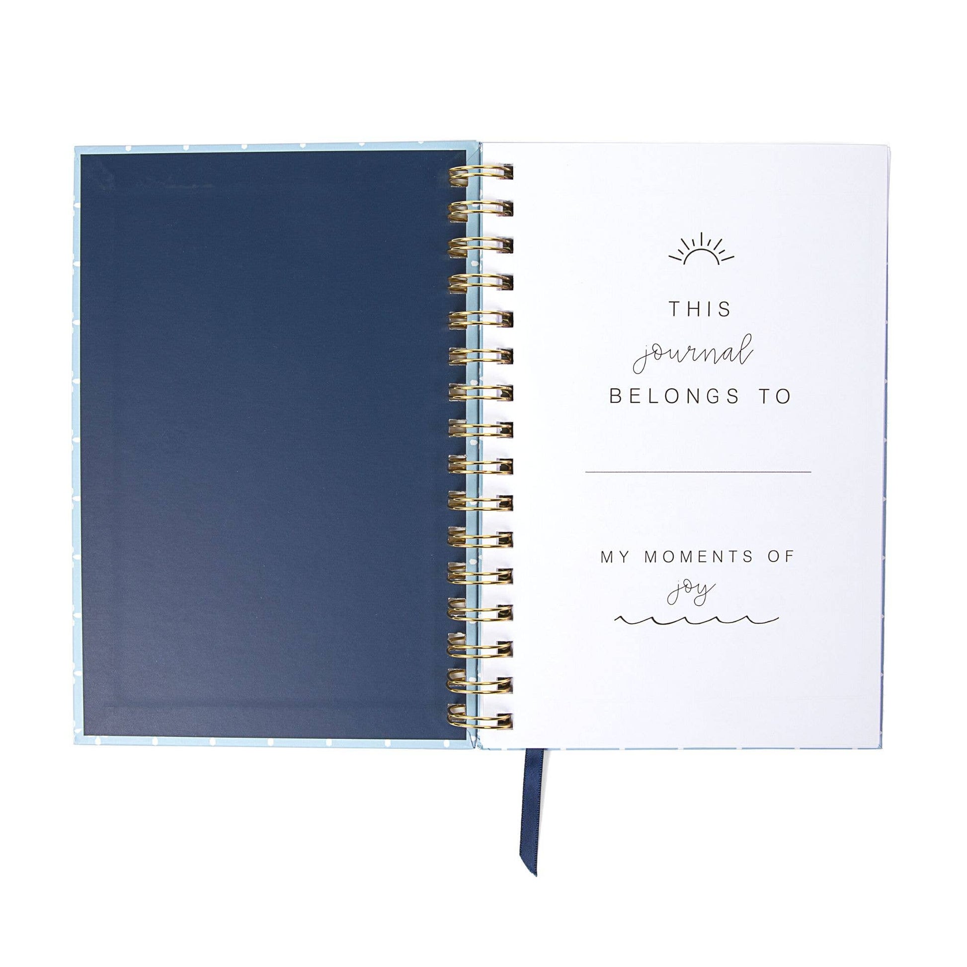 Memory Journal for Mom - Blue - Baby Blossom Company