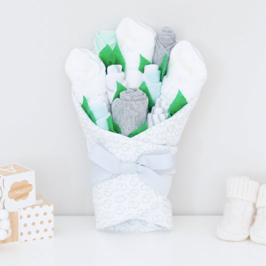 Mint Elephants Baby Gift Set - Baby Blossom Company