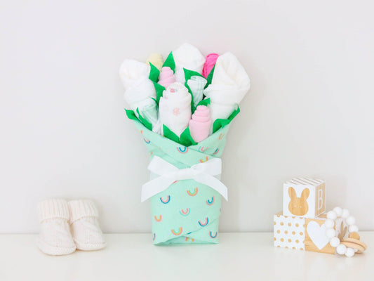 Mint Rainbow Baby Gift Set - Baby Blossom Company
