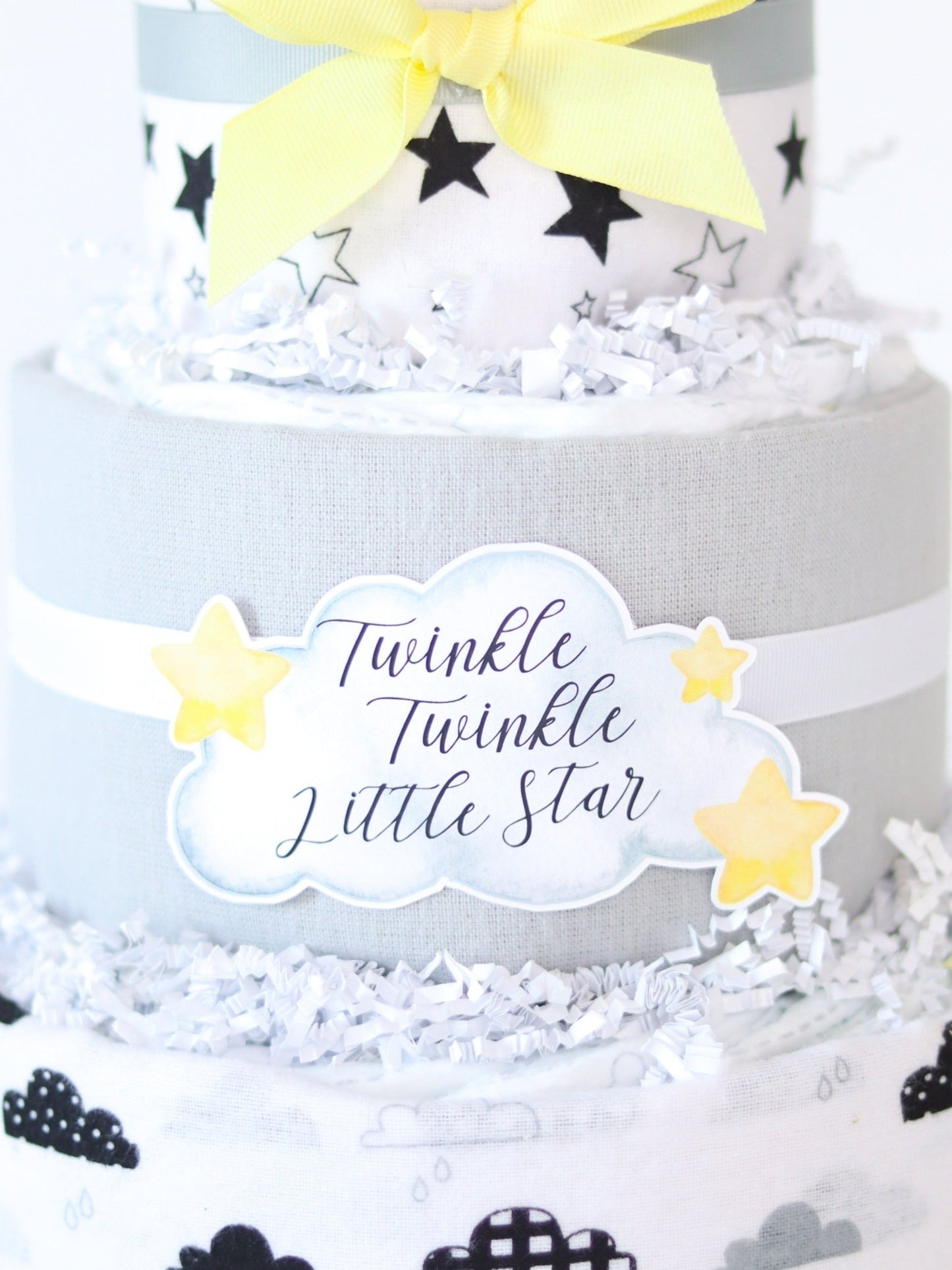 Moon Diaper Cake - Baby Blossom Company