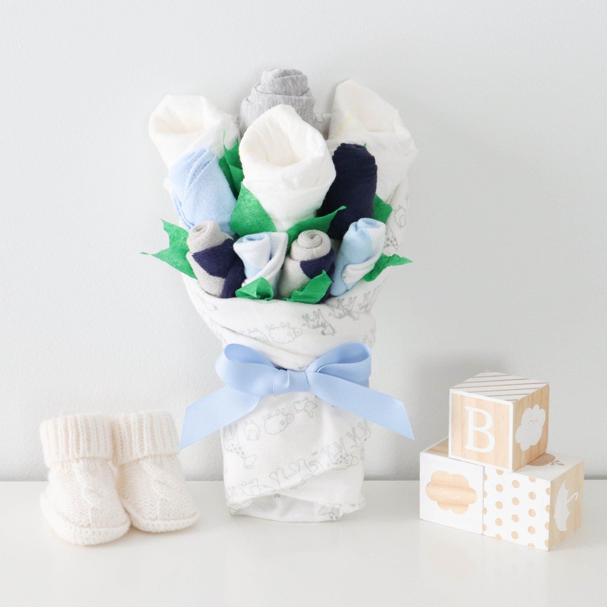 Navy Elephant Baby Gift Set - Baby Blossom Company