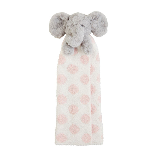 Pink Elephant Cuddle Pal Lovey Blanket - Baby Blossom Company