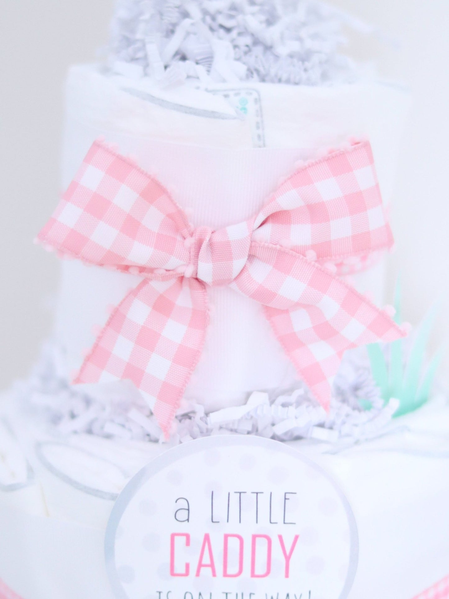 Pink Golf Diaper Cake - Baby Blossom Company