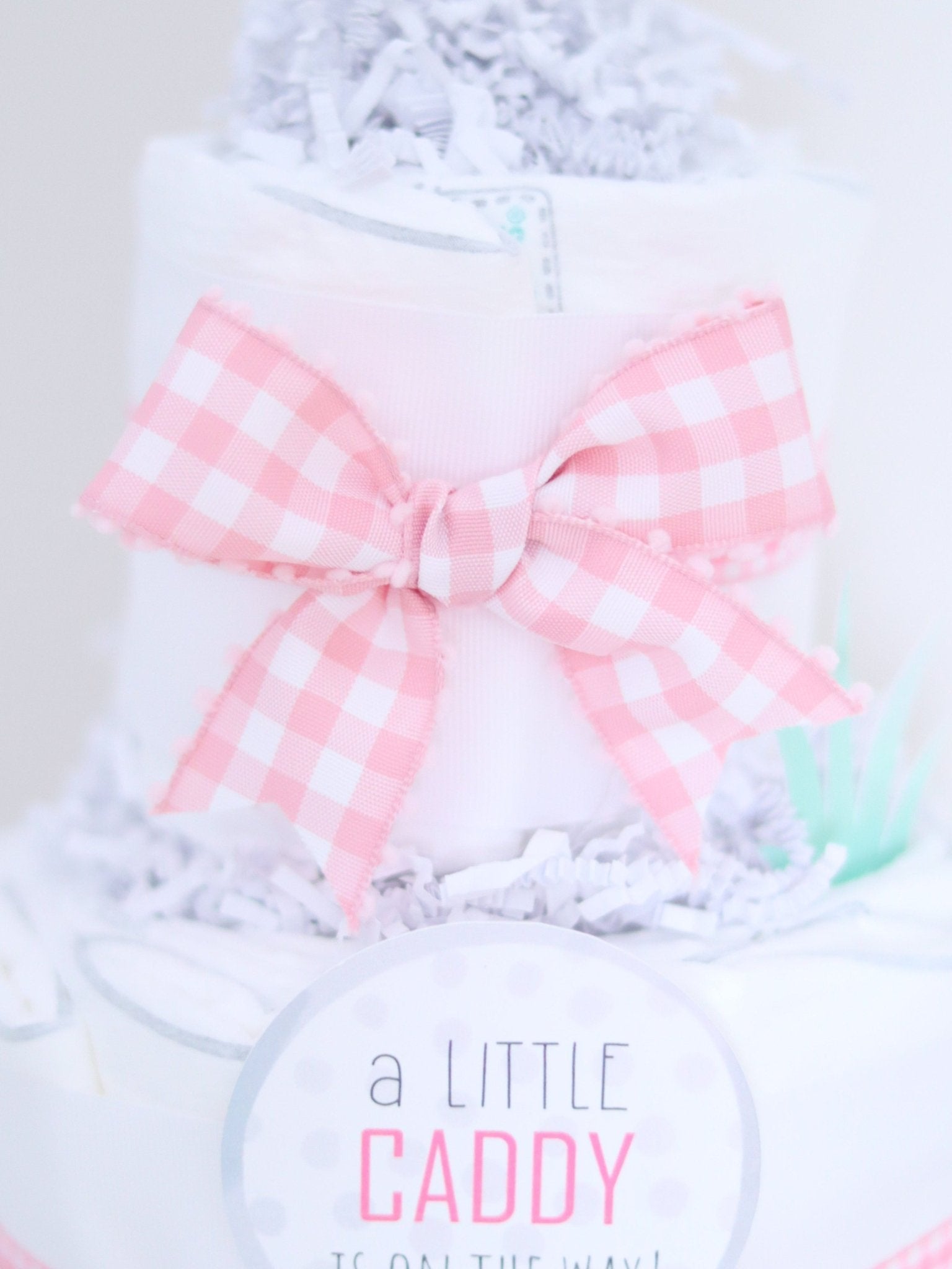 Pink Golf Diaper Cake - Baby Blossom Company