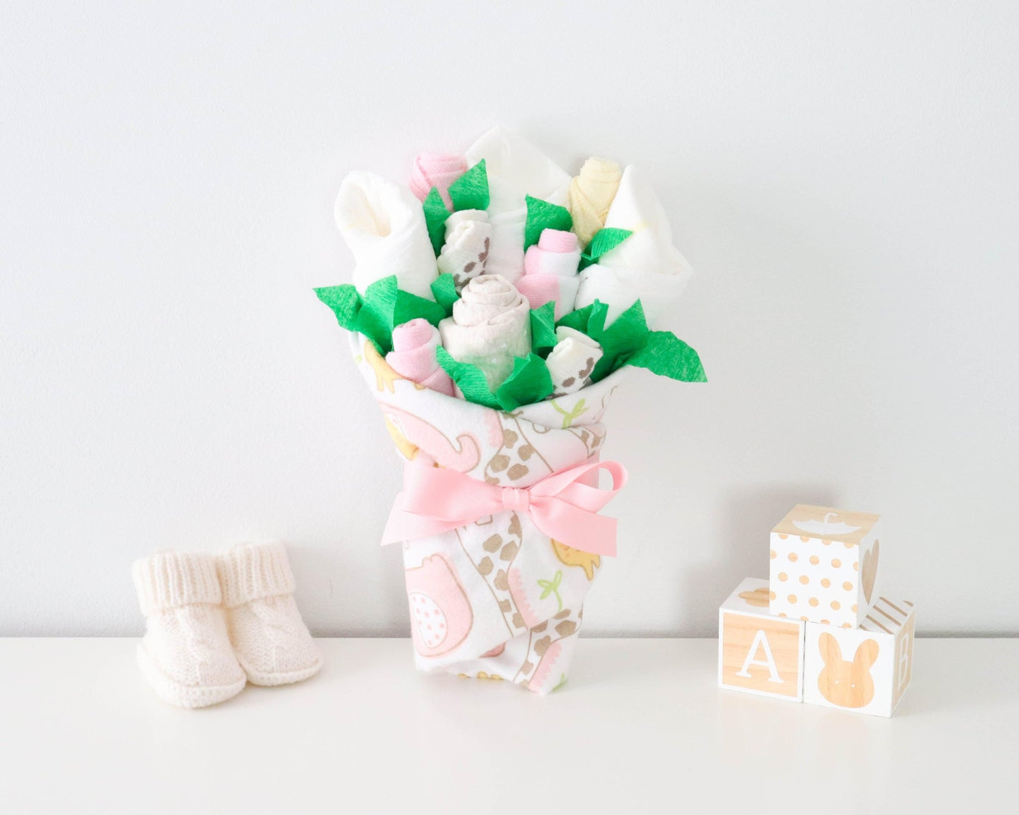 Pink Jungle Baby Gift Set - Baby Blossom Company