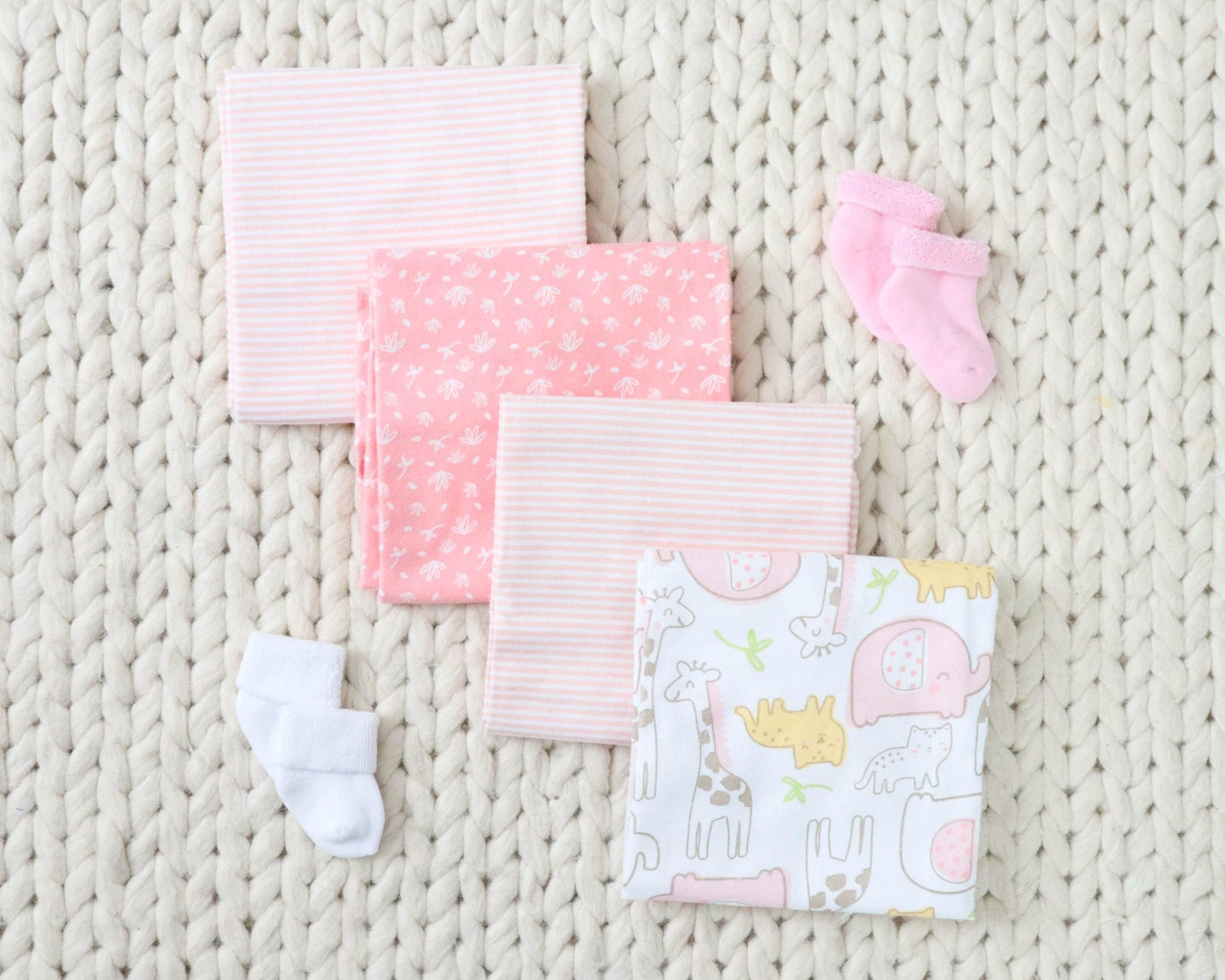 Pink Jungle Baby Gift Set - Baby Blossom Company