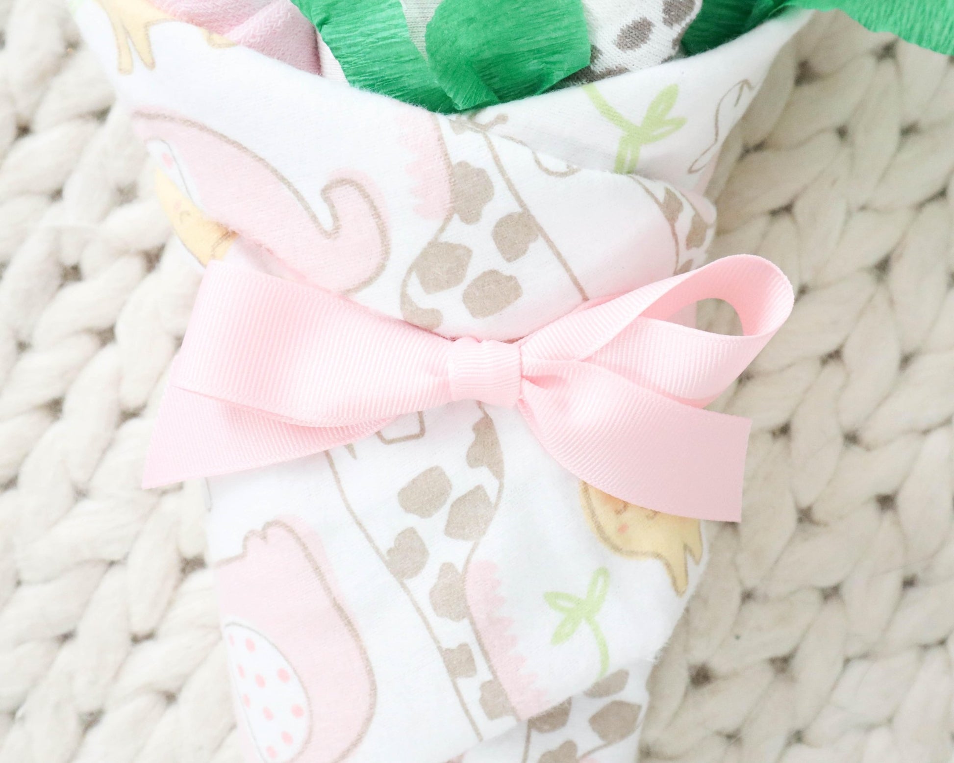 Pink Jungle Baby Gift Set - Baby Blossom Company