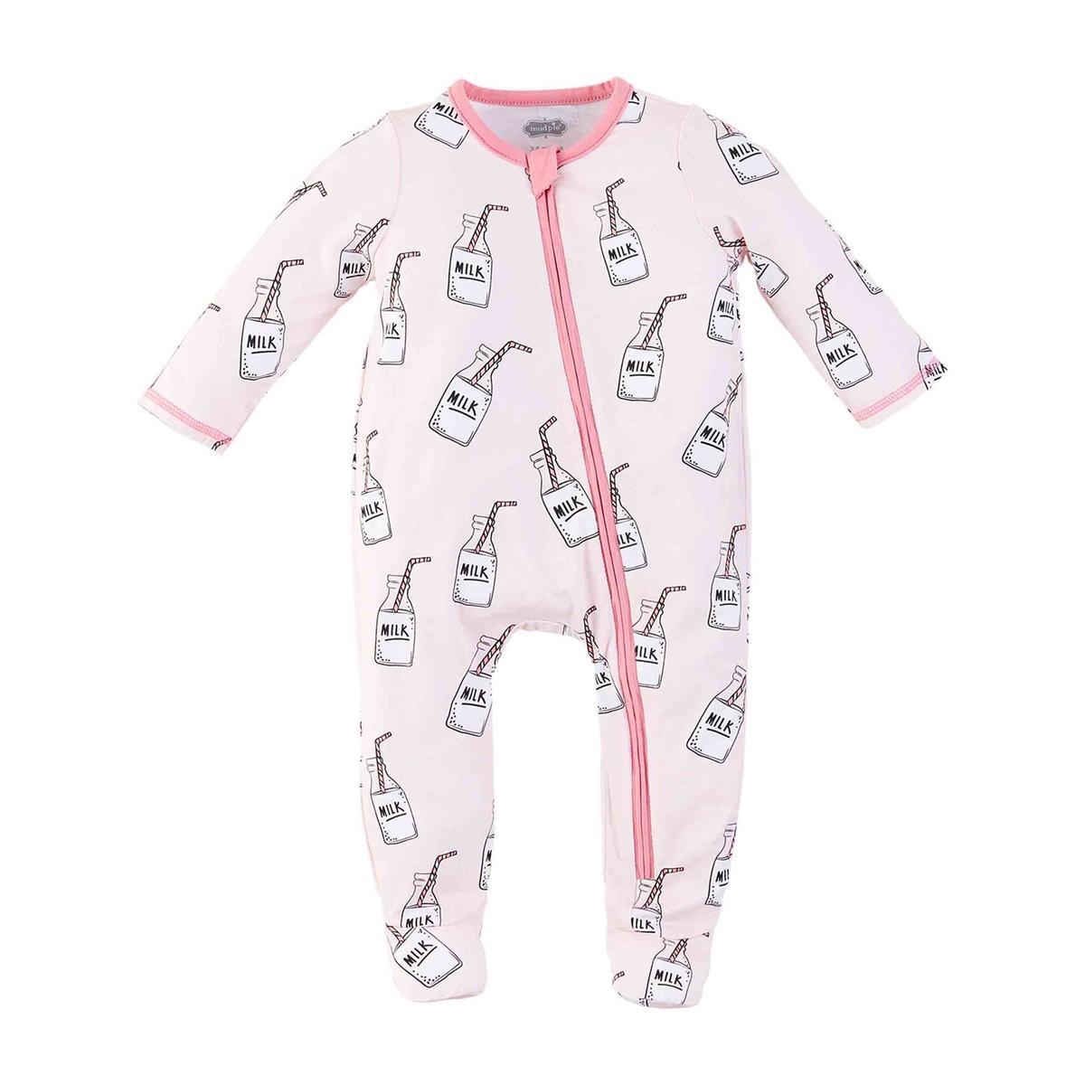 Pink Milk Bamboo Sleeper - Baby Blossom Company