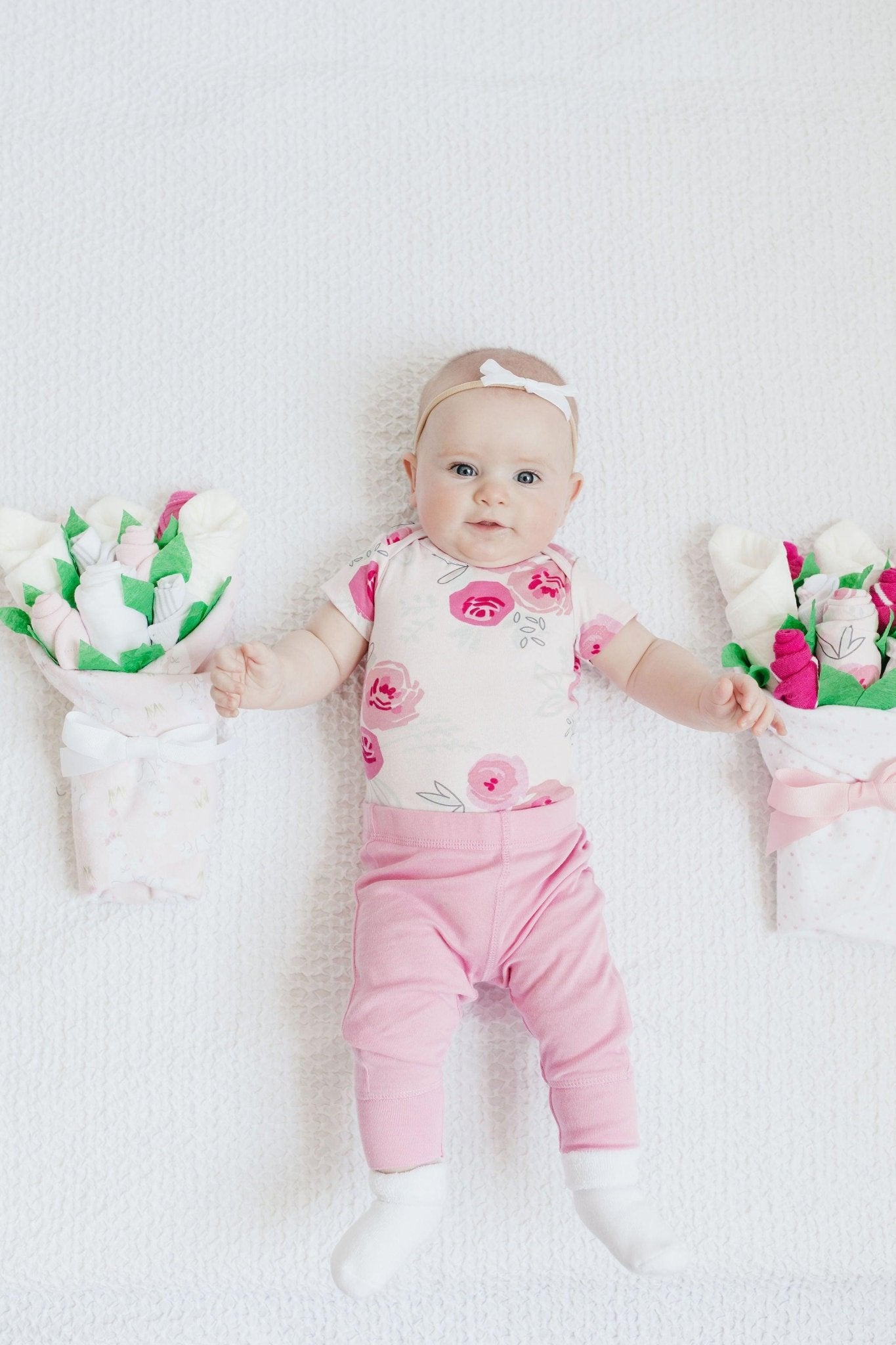 Pink Rose Baby Gift Set - Baby Blossom Company