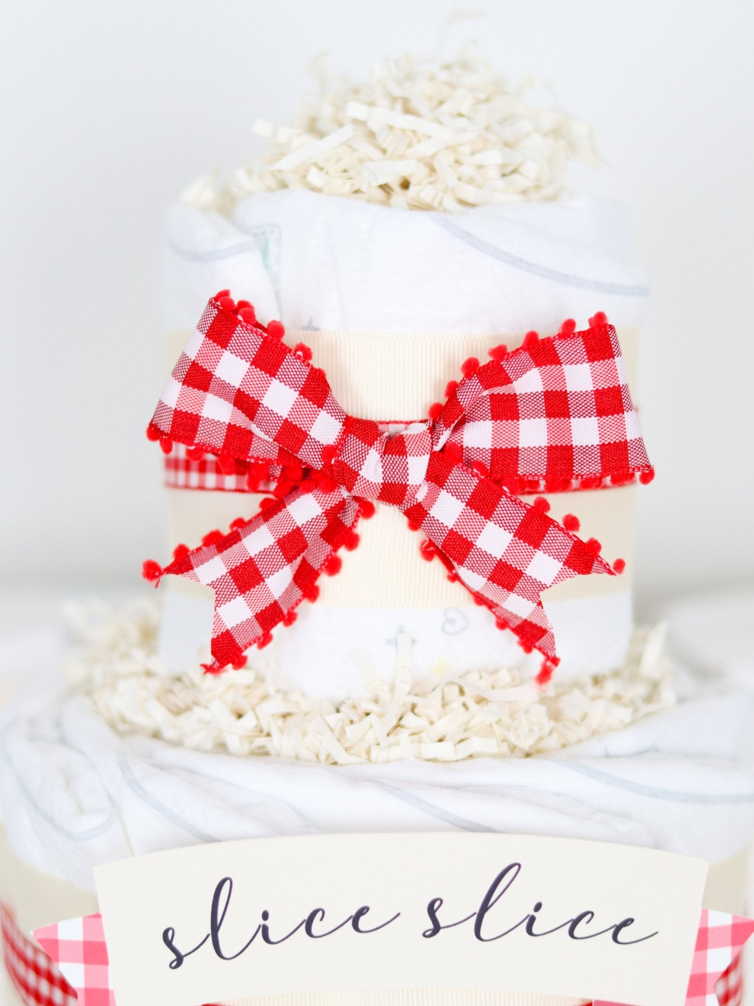 Pizza Diaper Cake - Baby Blossom Company