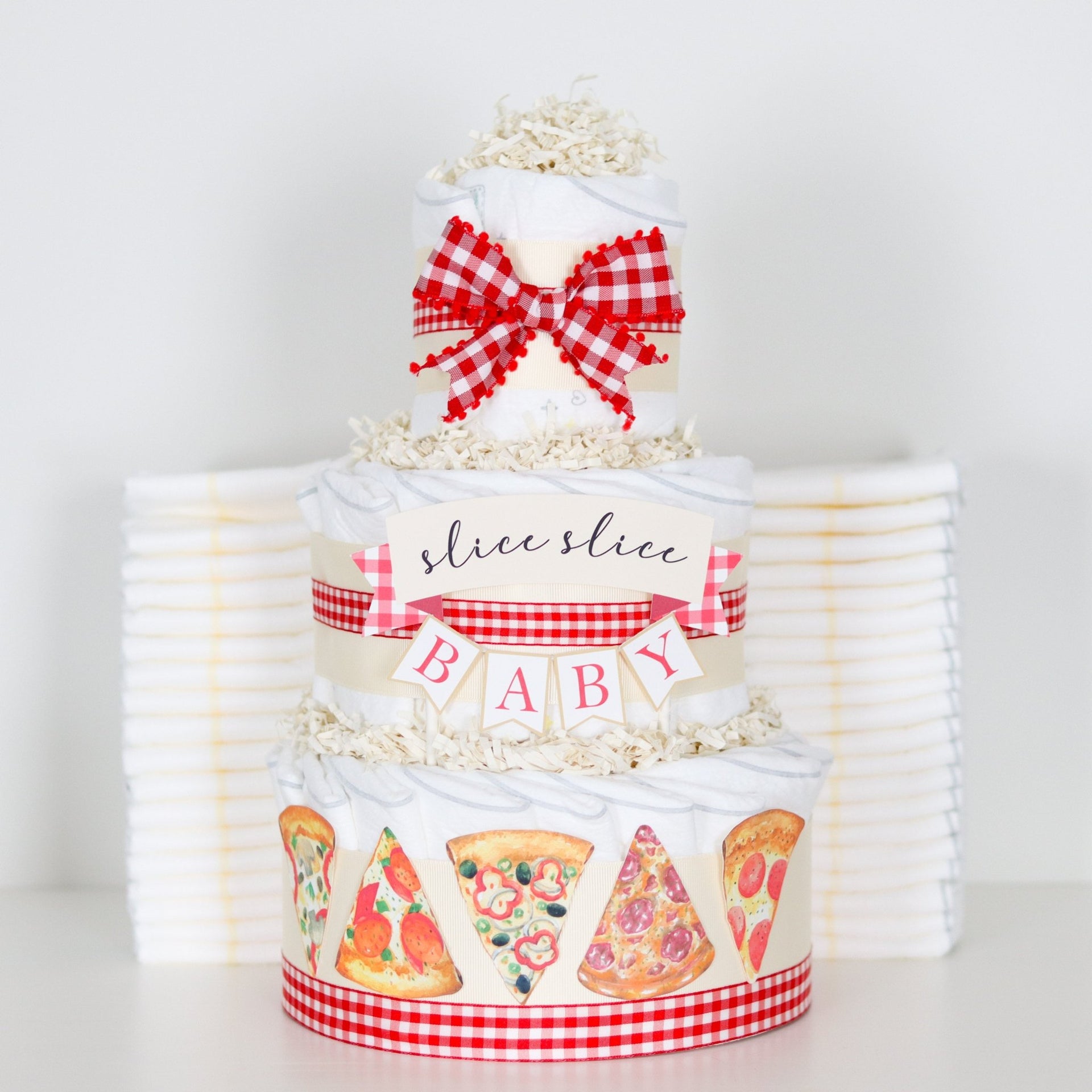 Pizza Diaper Cake