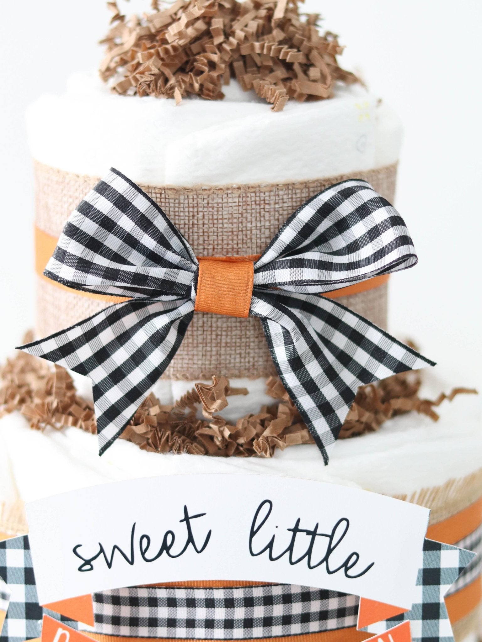 Pumpkin Patch Diaper Cake - Baby Blossom Company