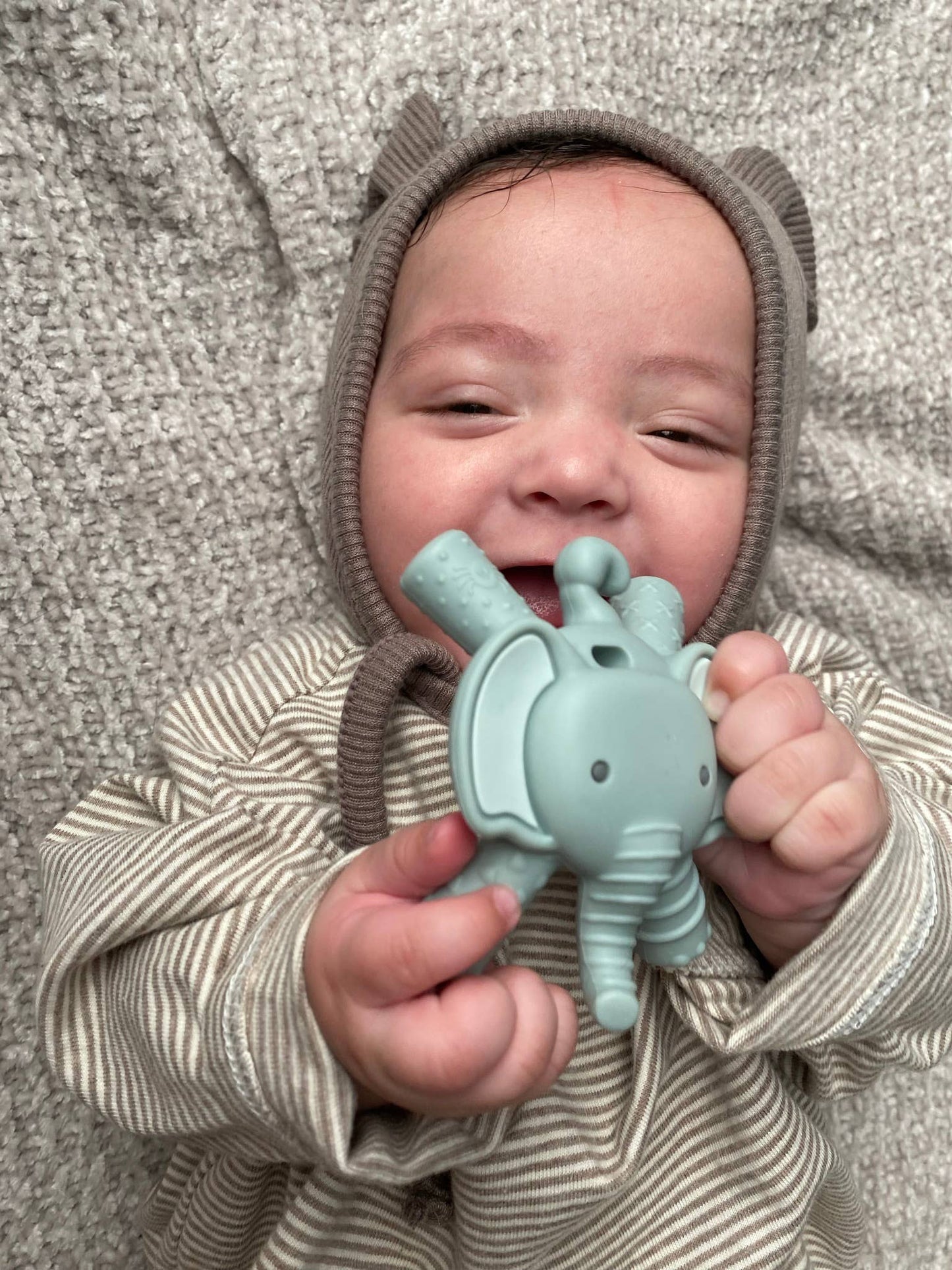 Ritzy Teether™ Baby Molar Teether: Elephant - Baby Blossom Company