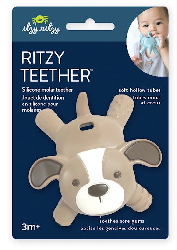 Ritzy Teether™: Puppy - Baby Blossom Company