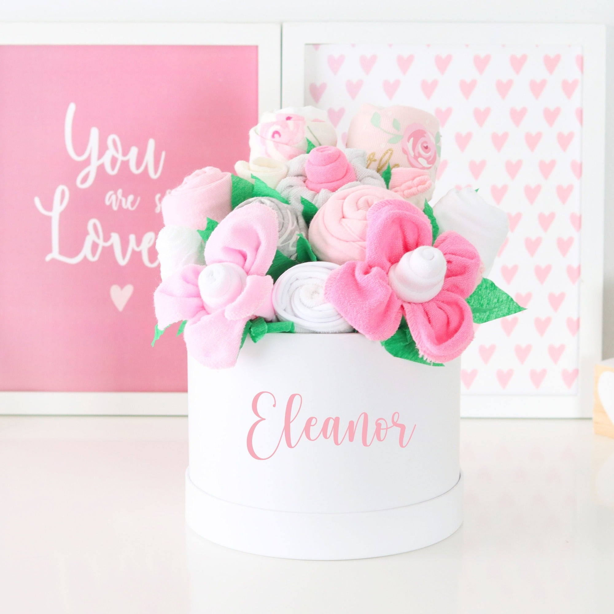 Customizable birth box theme online flowers for baby girl