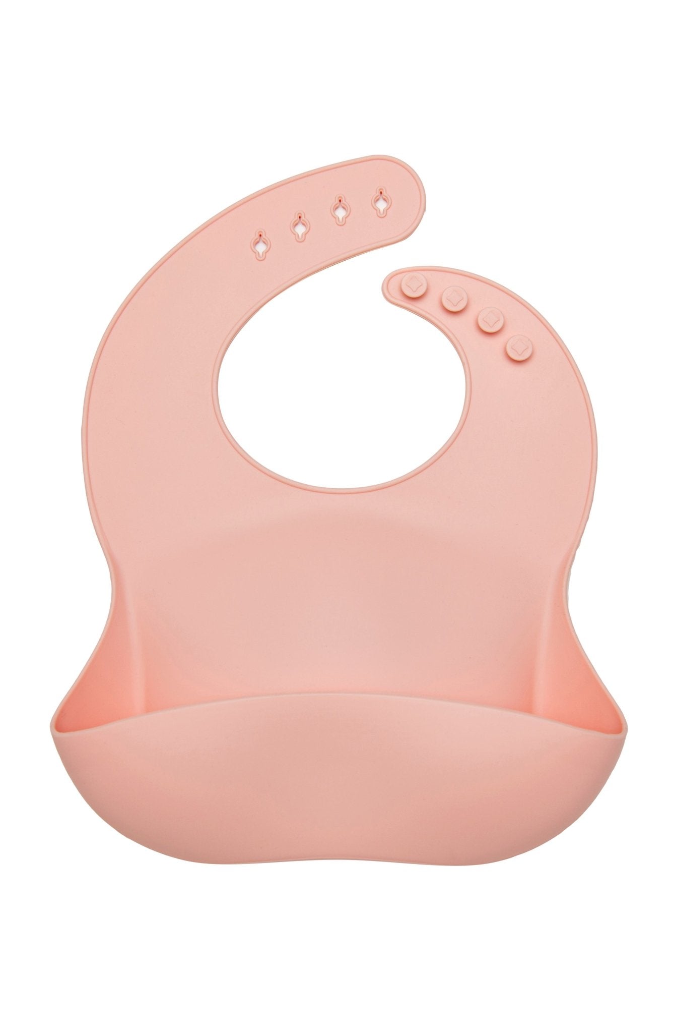 Silicone Bib - Pink Quartz - Baby Blossom Company