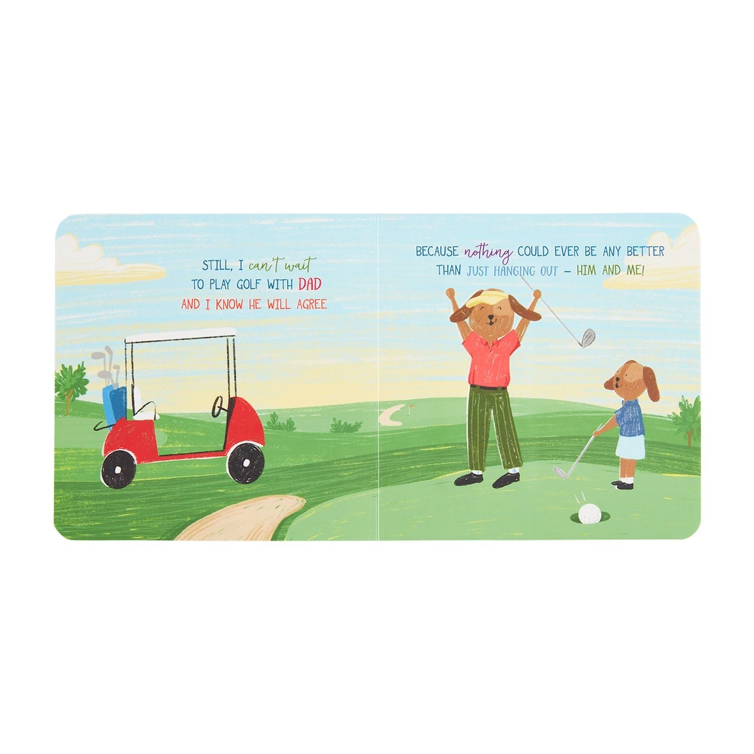 Sounds Like Golf Board Book - Baby Blossom Company