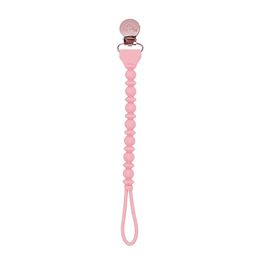 Sweetie Strap™ Silicone Pacifier Clips: Pink - Baby Blossom Company