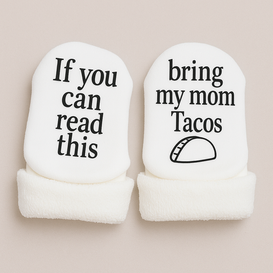 Bring My Mom Tacos Socks