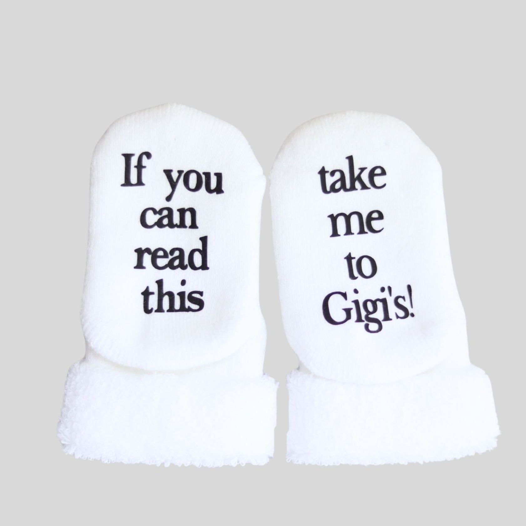 Take Me to Gigi's Socks - Baby Blossom Company