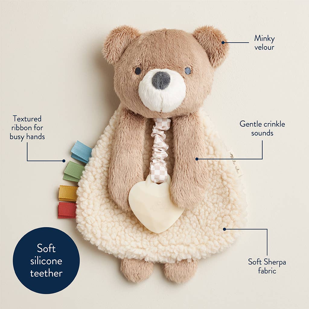 Theo the Bear Itzy Lovey™ - Baby Blossom Company